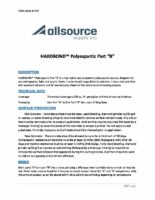 Tech Sheet Hardbond Polyaspartic Part B pdf